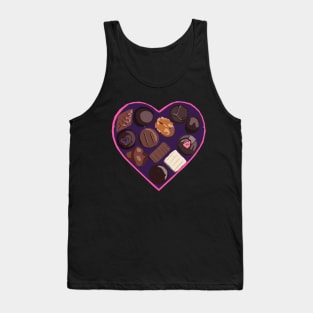 Heart Shaped Box of Chocolates Tank Top